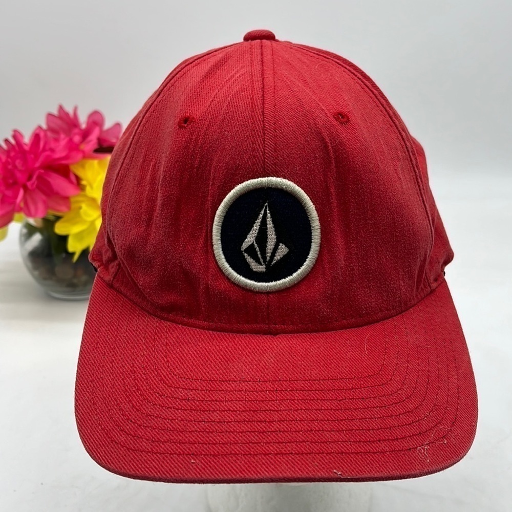 Volcom Red Baseball Hat L/XL HT3282B